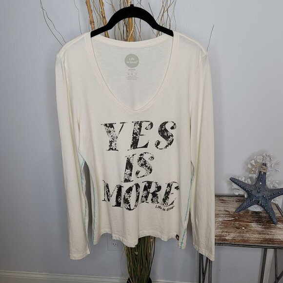Life Is Good Tops - Life Is Good Graphic Tee‎ Womens Medium
